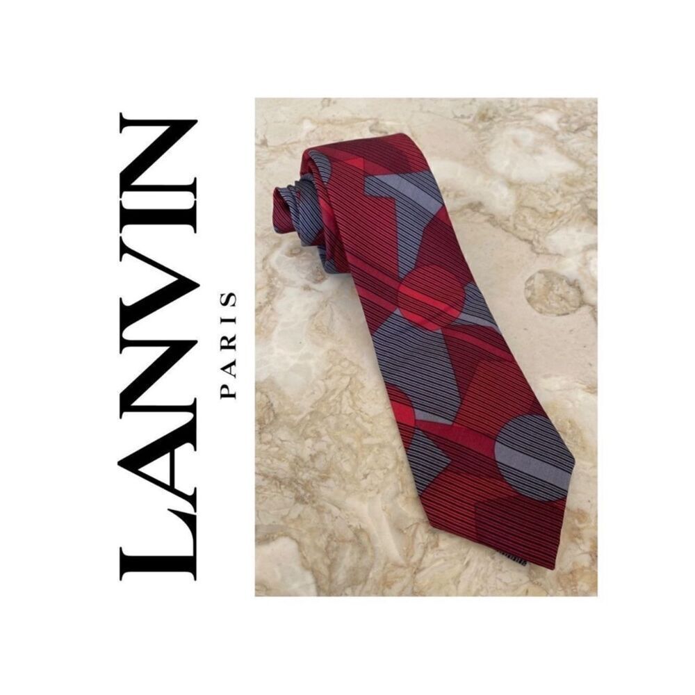 Vintage Lanvin 100% Silk Tie